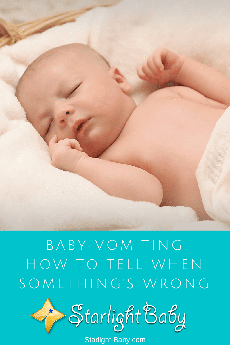 Baby Vomiting - How To Tell When Something's Wrong