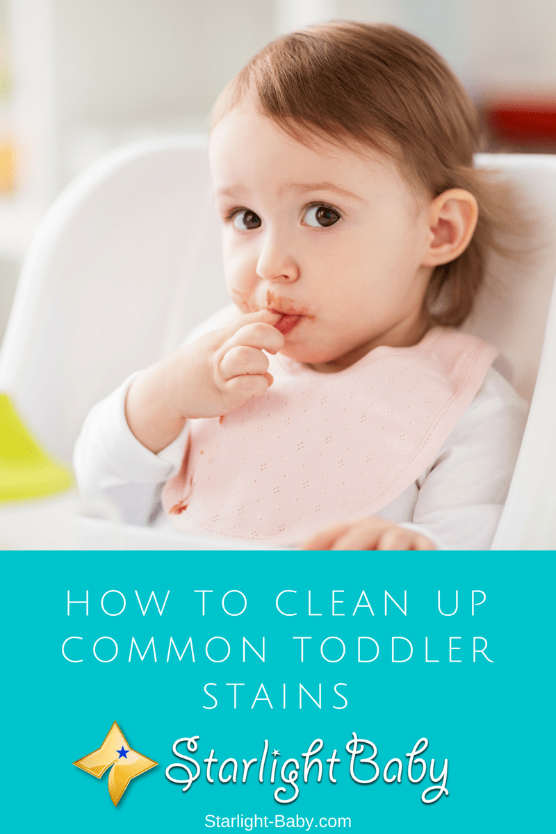 How To Clean Up Common Toddler Stains